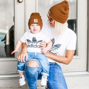 - BROWN KIDS CARHARTT Beanie HAT CAP *NEW